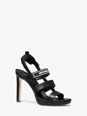 demi leather sandal michael kors|Michael Kors denim sandals.